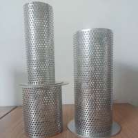 Round hole stainless steel perforated metal cylinder