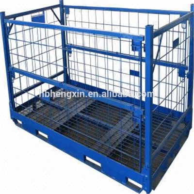 Warehouse wire mesh container & Metal box & Pallet cage