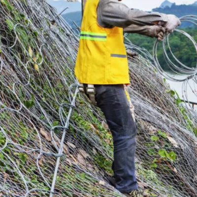 flexible passive slope protection rock rope mesh safety netting